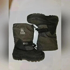 Kamik Black Kids Boots